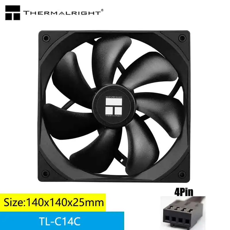 Pc Gaming Liquid - Thermalright TL-C14CW/14C-S 14cm wentylator chłodzący 5V