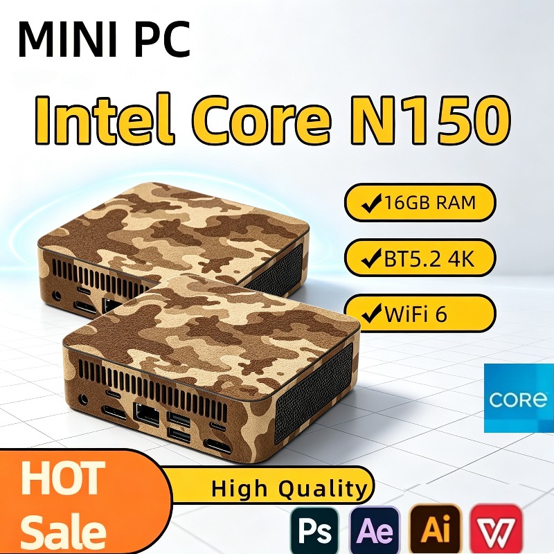 Pc Gaming Intel - Kompaktowy Mini PC Intel N150 Komputer
