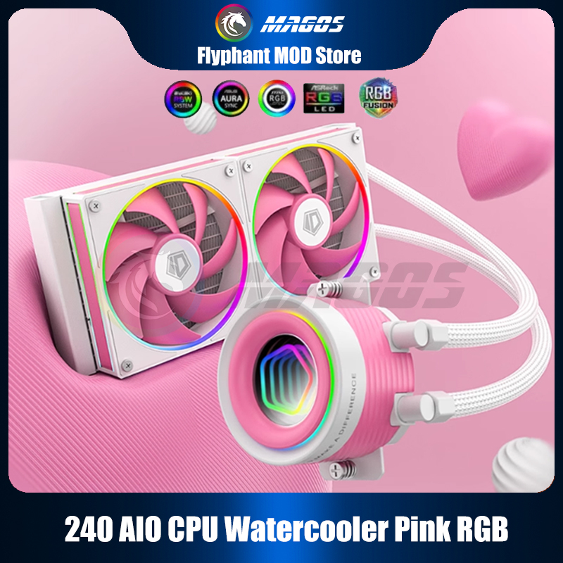 240 AIO CPU Watercooler Pink R – Pc Water Cooling recenzja i cena